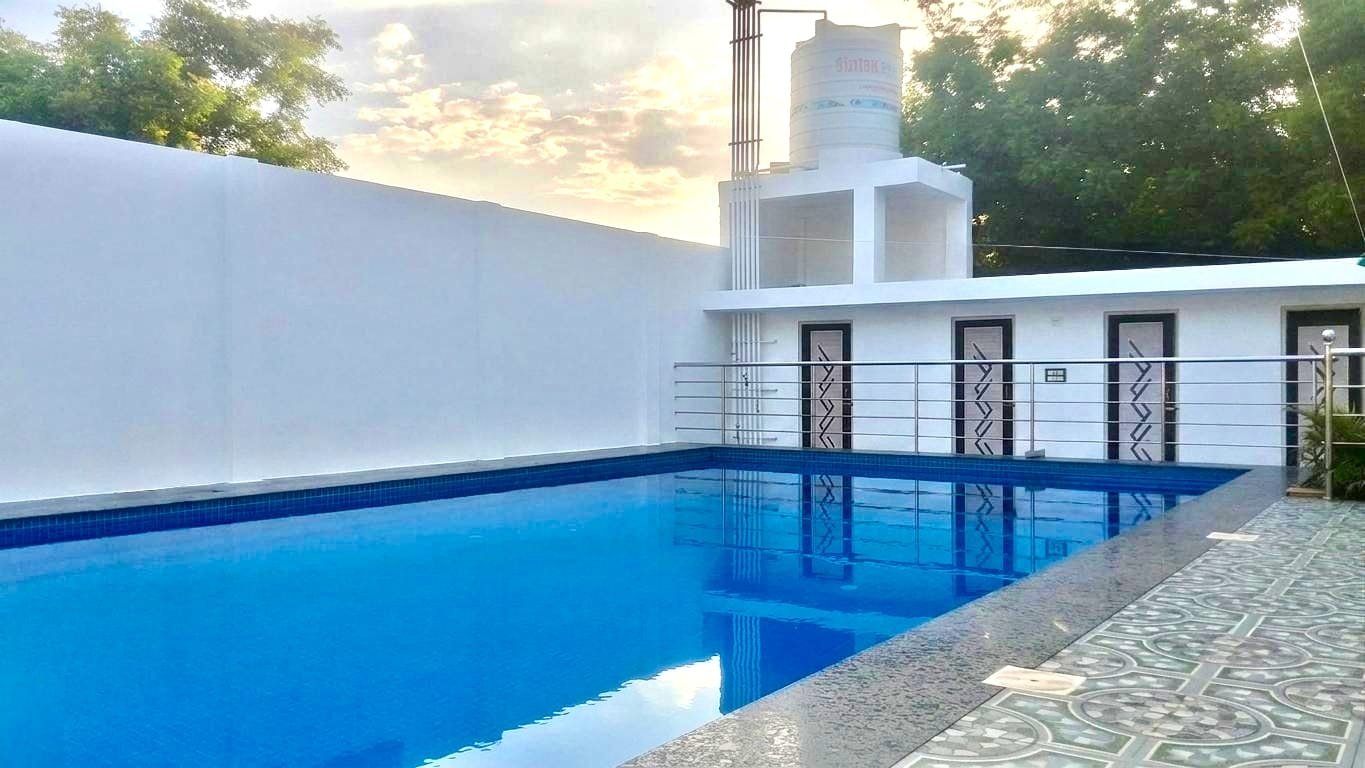 Swimming pool at Auro Beach Resort near Auro Beach Puducherry